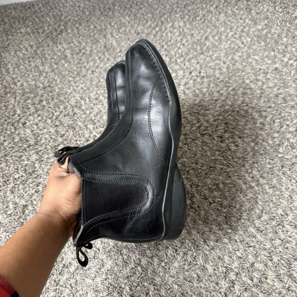 Clarks Chelsea Ankle Boots Black Leather Mens Size 9 M Comfort Shoe Casual main image 5